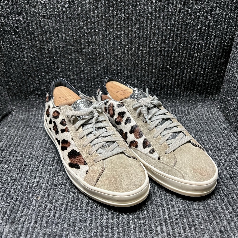 P448 John Shoes EU38/US 7.5/8 Womens‎ Lace Cow Hide Made In Italy